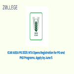 ICAR AIEEA PG 2025 NTA Opens Registration for PG and PhD Programs Apply by June 5
